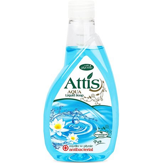 Attis Antibacterial mydło w płynie z gliceryną uzupełniające 400 ml