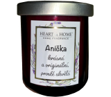Heart & Home Słodkie wiśnie sojowa świeca o imieniu Ania 110 g