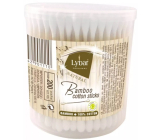 Lybar Original Natural Bamboo patyczki higieniczne z bambusa okrągłe 200 sztuk