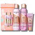 Sanctuary Spa Little Moments Lilie a růže tělové mléko 250 ml + sprchový gel 250 ml + tělový peeling 50 ml, kosmetická sada pro ženy