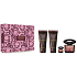 Versace Crystal Noir woda perfumowana 90 ml + żel pod prysznic 100 ml + mleczko do ciała 100 ml + woda perfumowana 5 ml, zestaw prezentowy dla kobiet