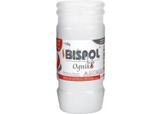 Bispol Ognik świeca woskowa na cmentarz, napełnienie, 120 g