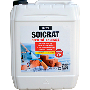 SOICRAT uniwersalna penetracja budowlana 2802A, 5 kg SOICRAT uniwersalna penetracja budowlana 2802A, 5 kg
