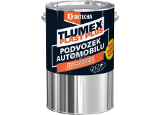Tlumex Plast Plus antikorozní barva na auto a podvozek, černá, 4 kg