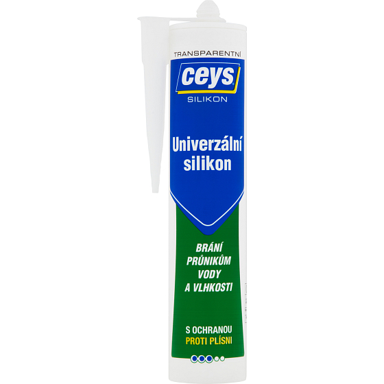 Ceys Uniwersalny silikon, przezroczysty, 280 ml