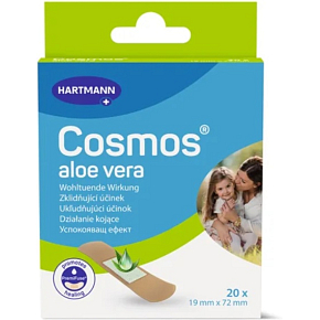 Cosmos plastry z aloesem 1,9 x 7,2 cm, 20 sztuk