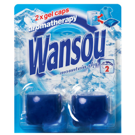Wansou Aromatherapy Mountain Sky gelové kapsle s příjemnou svěží vůní 2 kusy