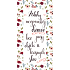 Bohemia Gifts Dekorační obraz na zavěšení Nikdy neopouštěj 20 x 40 cm