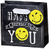 BSB Luxusní dárková papírová taška 36 x 26 x 14 cm Smiley LDT 377-A4
