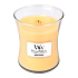 WoodWick Honeysuckle - Zimolez a jasmín vonná svíčka s dřevěným knotem a víčkem sklo malá 85 g