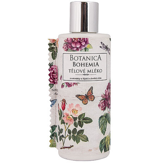 Bohemia Gifts Botanica Šípek a růže tělové mléko pro všechny typy pokožky 200 ml