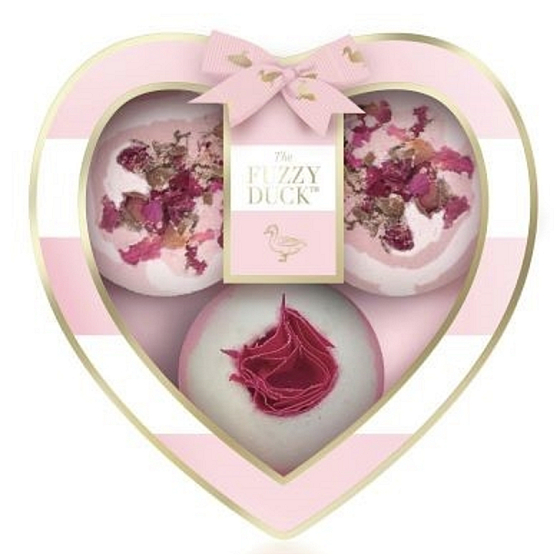 Baylis & Harding Růžový Gin šumivá koule do koupele 3 x 120 g, kosmetická sada