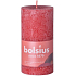 Bolsius Rustic svíčka červená válec 68 x 130 mm