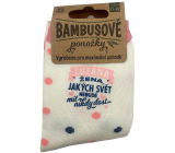 Albi Bambusové ponožky Zuzana, velikost 37 - 42