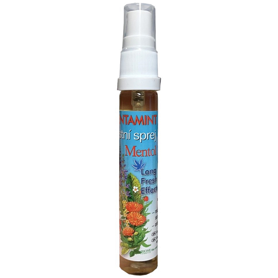 Bione Cosmetics Dentamint Mentol Long Fresh Effect odświeżający spray 27 ml