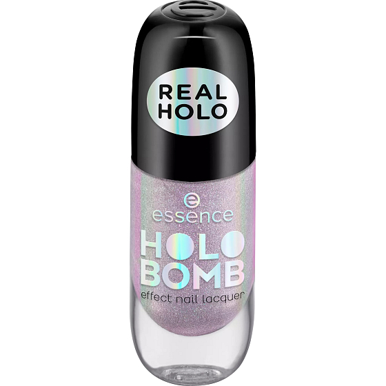 Essence Holo Bomb lak na nehty s holografickým efektem 05 Holo Me Tight 8 ml