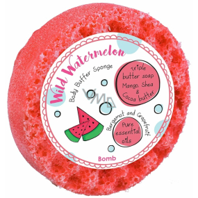 Bomb Cosmetics Wild Watermelon naturalna gąbka do mycia ciała z masłem shea 200 g