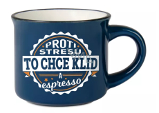 Albi Espresso kubek - Na stres potrzebny jest spokój i espresso 45 ml