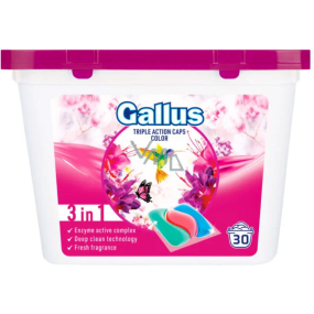 Gallus tabletki do prania Color, 30 dawek Gallus tabletki do prania Color, 30 dawek