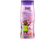 Dixi Sviště Jahody a maliny šampon a balzám na vlasy 250 ml