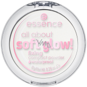 Essence All About Soft Glow! wodoodporny puder utrwalający 8 g