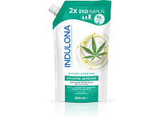 Indulona płynne mydło Konopne nasiona, uzupełnienie, 500 ml