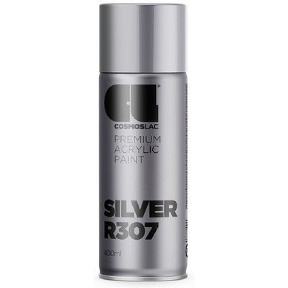 CL Cosmoslac spray dekoracyjny akrylowy R307 srebrny 400 ml
