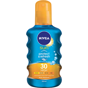 Nivea Sun Protect & refresh OF 30 niewidoczny spray do opalania, 200 ml