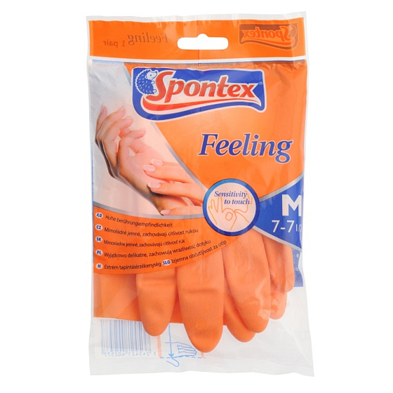 Spontex Feeling Rukavice gumové velikost M