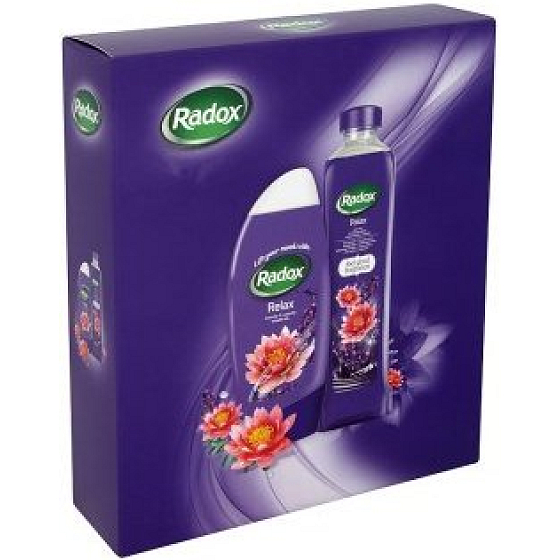 Radox Relax sprchový gel 250 ml + koupelová pěna 500 ml, kosmetická sada