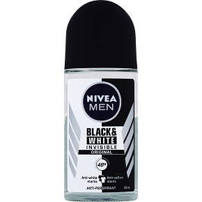 Nivea Men Black & White Invisible Original kulki antyperspirant, 50 ml