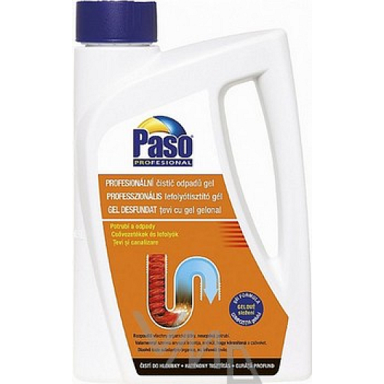 Paso Profesional čistič odpadů gel 1 l