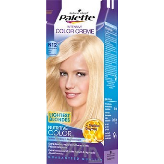 Schwarzkopf Palette Intensive Color Creme barva na vlasy odstín N12 Ledový světle plavý
