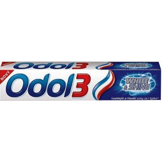 Odol 3 White & Shine zubní pasta 75 ml