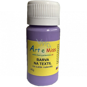 Art e Miss Farba do jasnych tkanin 41 Fioletowa 40 g