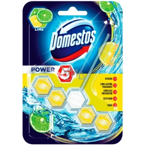 Domestos Power 5 Lime WC twardy blok 55 g