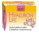 Bione Cosmetics Hyaluron Life z kwasem hialuronowym nocny krem do twarzy dla wszystkich typów skóry 51 ml