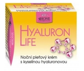 Bione Cosmetics Hyaluron Life z kwasem hialuronowym nocny krem do twarzy dla wszystkich typów skóry 51 ml