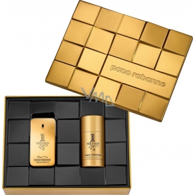 Paco Rabanne 1 Million toaletní voda pro muže 50 ml + deodorant stick 75 ml, dárková sada Paco Rabanne 1 Million toaletní voda pro muže 50 ml + deodorant stick 75 ml, dárková sada