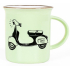 Albi Keramický plecháček Vespa zelený 320 ml