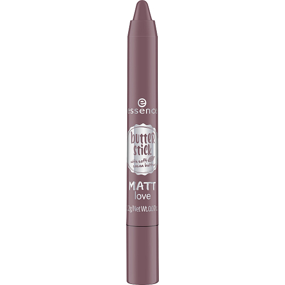 Essence Butter Stick Matt Love barva na rty 03 Frozen Sugar 2,2 g