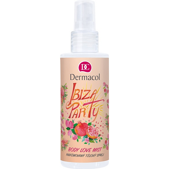 Dermacol Love Mist Ibiza Party parfémovaný tělový sprej pro ženy 150 ml