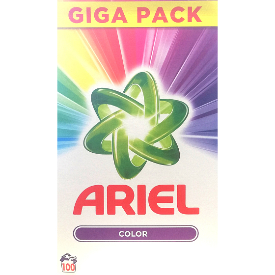 Ariel Color prací prášek na barevné prádlo box 100 dávek 7,5 kg