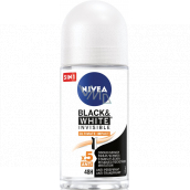 Nivea Black & White Invisible Ultimate Impact kuličkový antiperspirant deodorant roll-on pro ženy 50 ml
