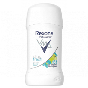 Rexona Stay Fresh Blue Poppy & Apple - Modrý mák a jablko tuhý antiperspirant deodorant stick s 48hodinovým účinkem pro ženy 40 ml