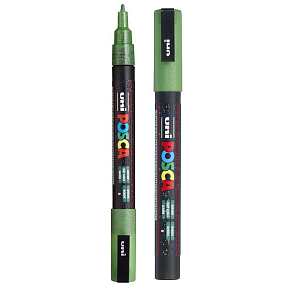 Posca Uniwersalny akrylowy marker 0,9 - 1,3 mm Zielony PC-3M