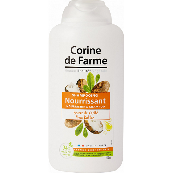 Corine de Farme Bambucké máslo šampon pro suché vlasy 500 ml