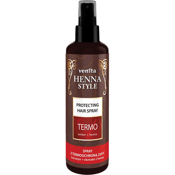 Venita Henna Style spray do włosów z ochroną termiczną do 250°C 200 ml