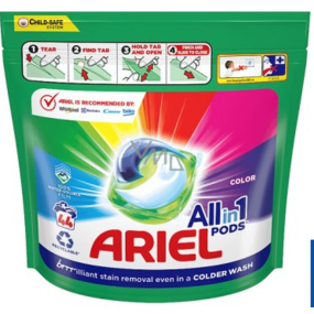 Ariel All-in-1 Pods Color żelowe kapsułki do prania kolorowego 44 sztuk