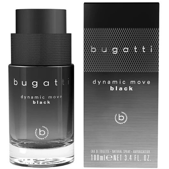 Bugatti Dynamic Move Black woda toaletowa dla mężczyzn 100 ml